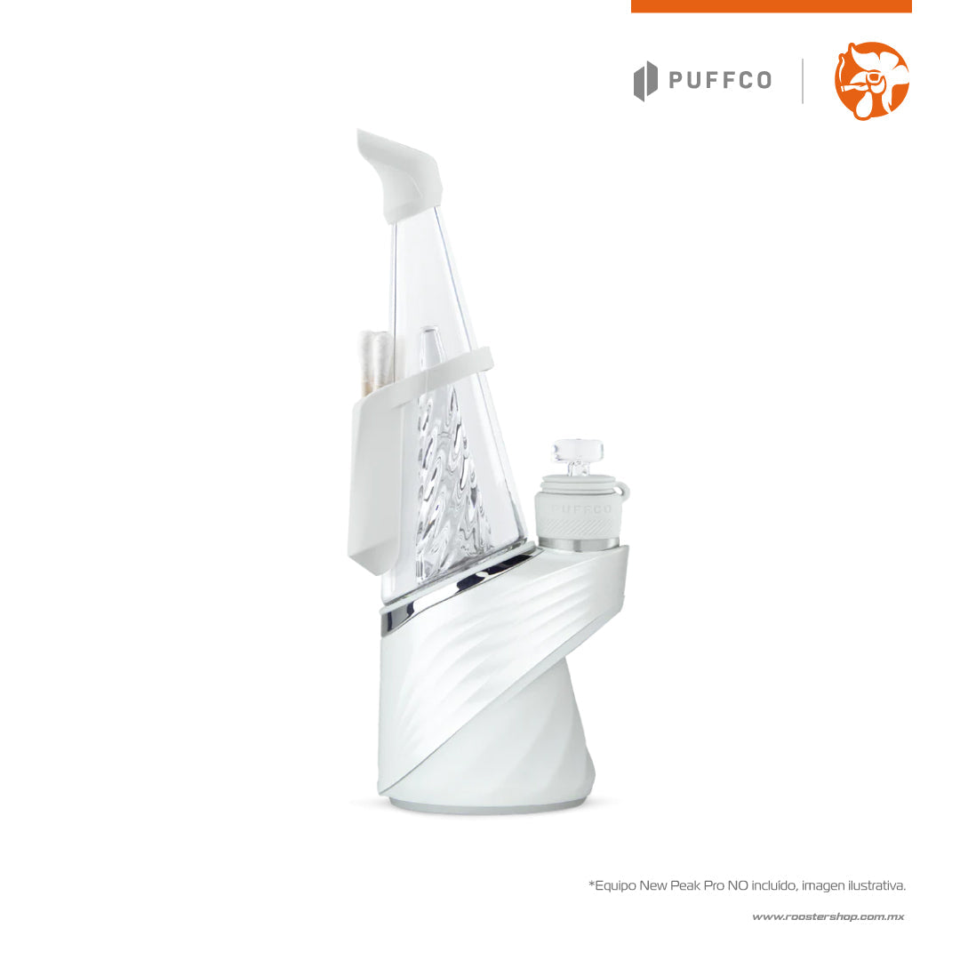Puffco New Peak Pro V2 White Travel Pack Blanco
